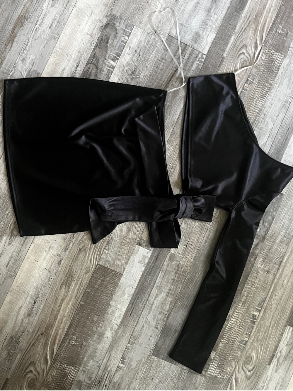 Blue Blush Black Garment with Branded Label